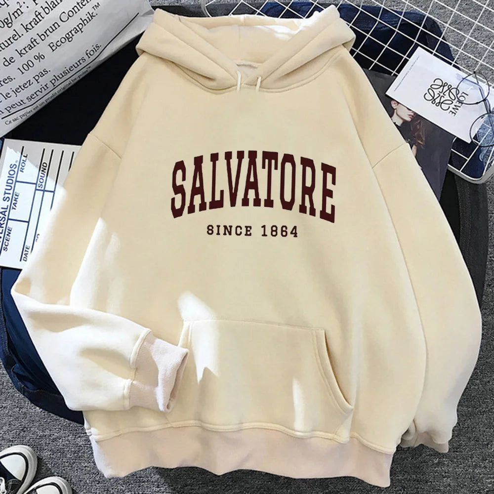 The Vampire Diaries Beige Hoodies