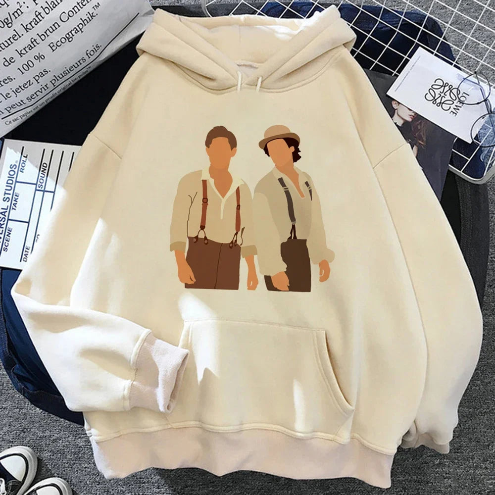 The Vampire Diaries Beige Hoodies