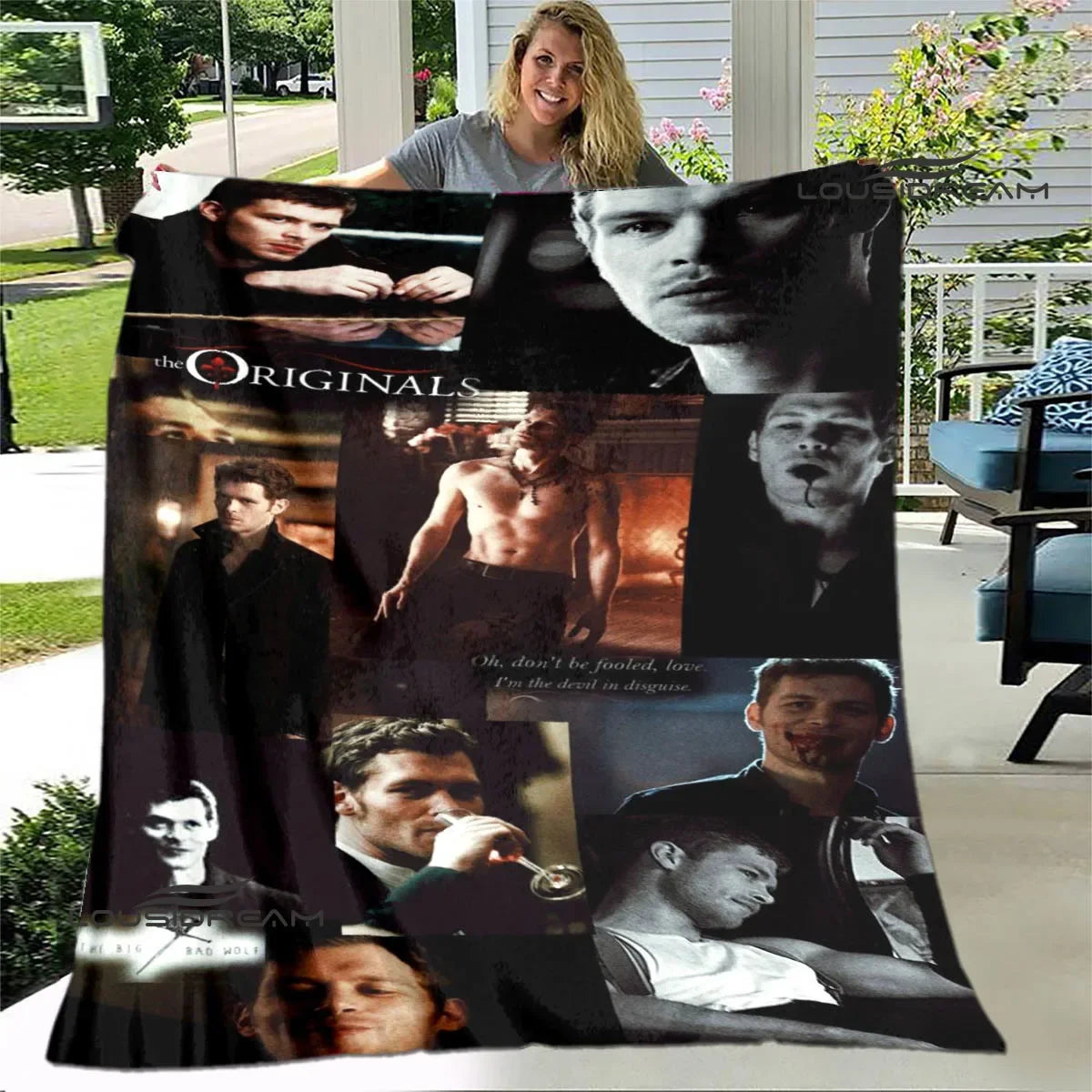 The Vampire Diaries Klaus Mikaelson Blankets