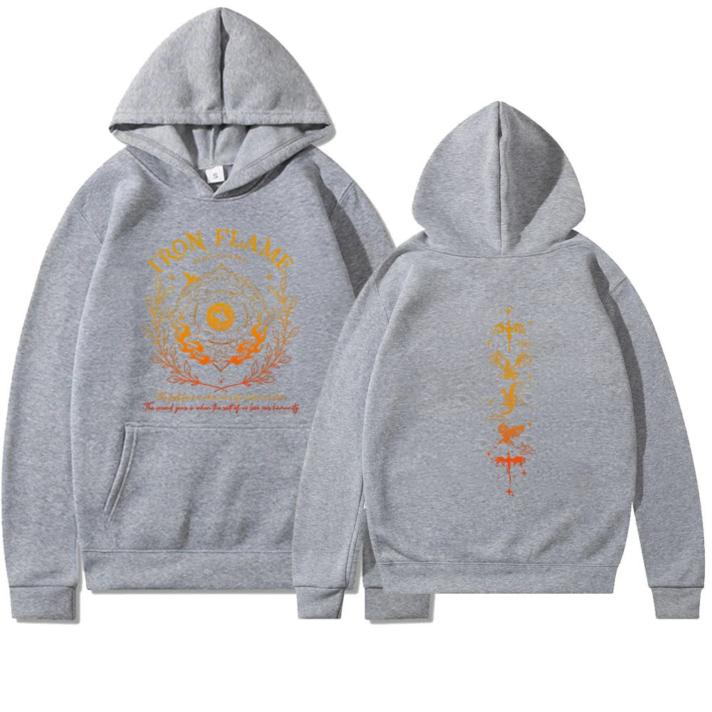 Fourth Wing Iron Flame Burn It Down Hoodie