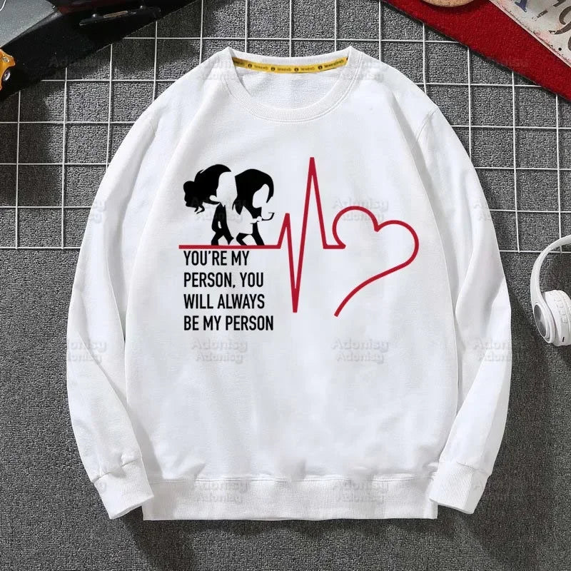 Grey's Anatomy White Sweatshirts