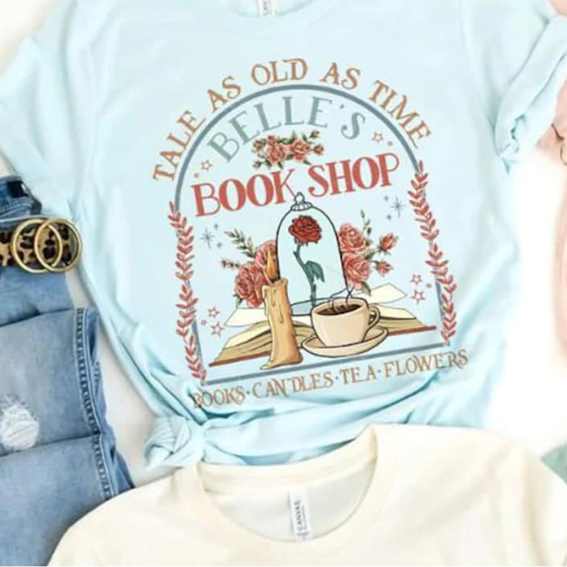 Disney Princess Belle's Book Shop Short Sleeve Top