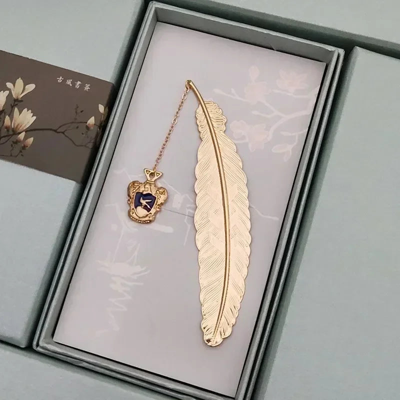Harry Potter Gold Feather Bookmarks