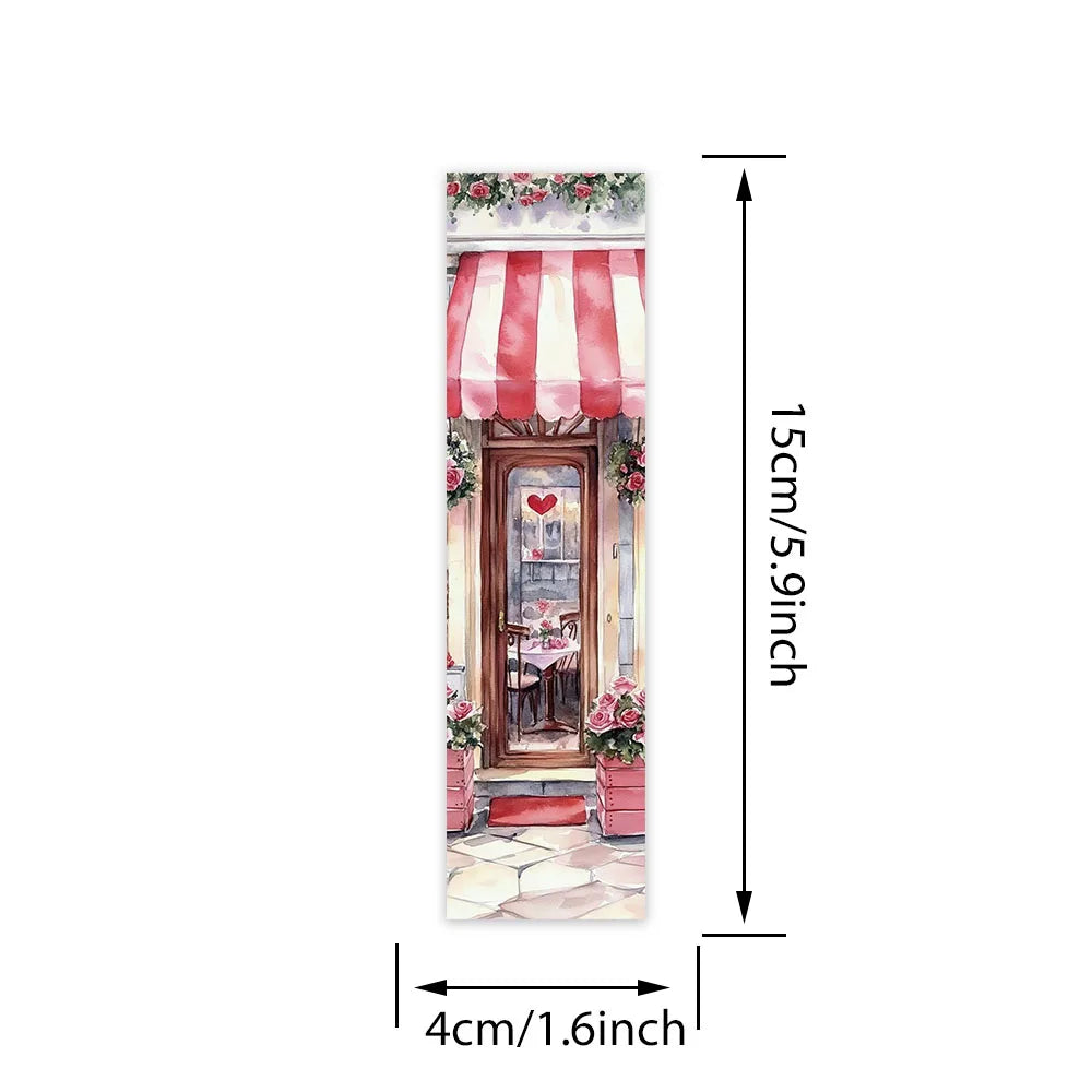 30pcs Vintage Pink Romance Bookmarks