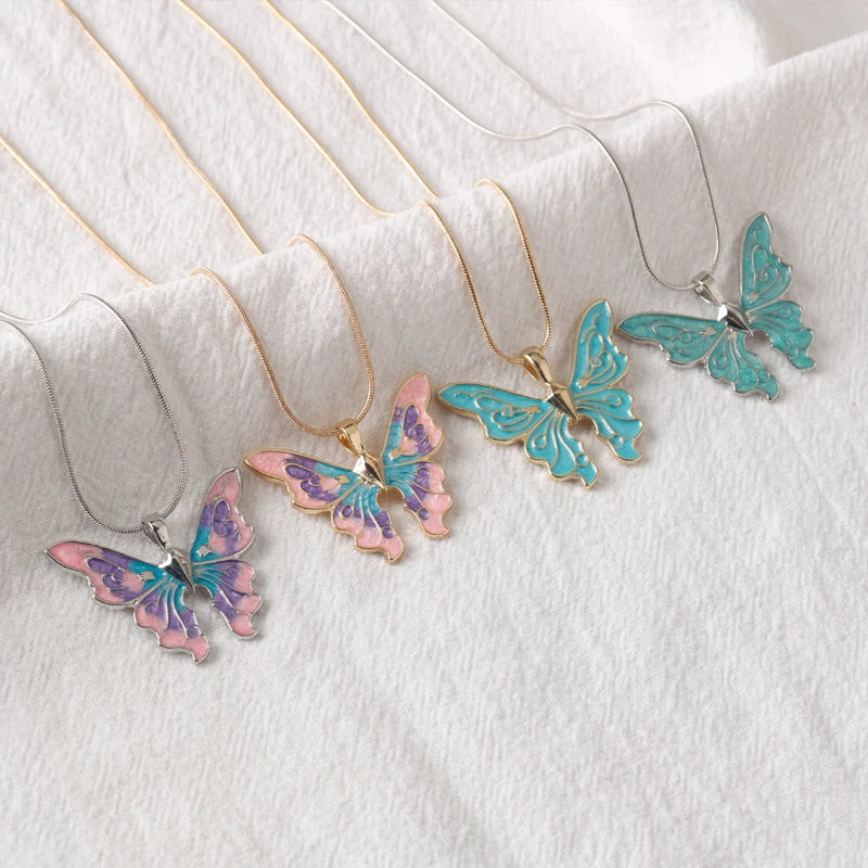 Barbie Fairytopia Mermaidia Double Layer Butterfly Pearl Necklace