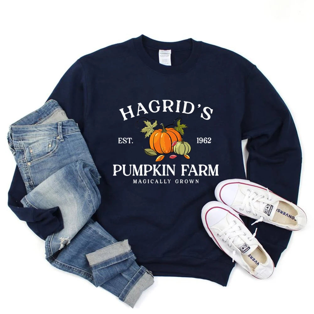 Sudadera con parche de calabaza de Hagrid de Harry Potter