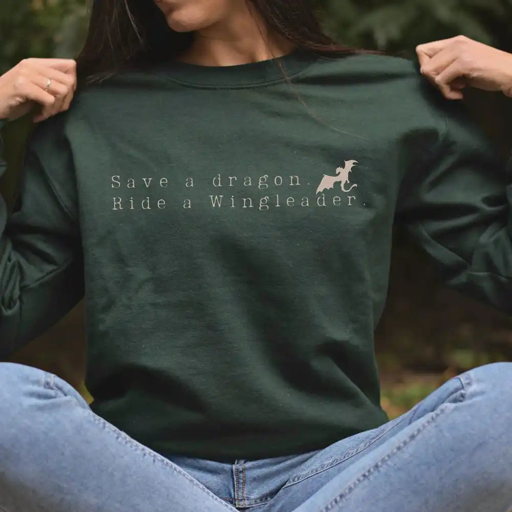 Fourth Wing Xaden Save A Dragon Ride A Wingleader Sweatshirt