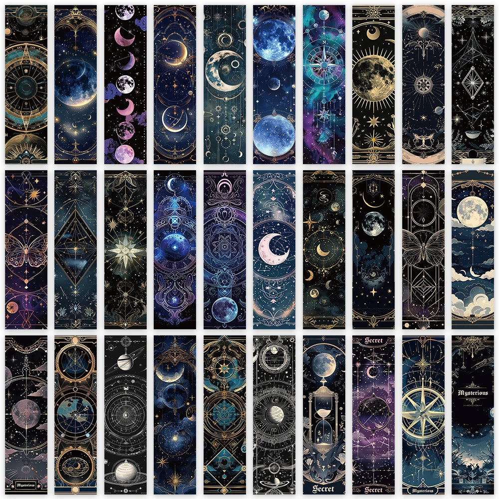 30pcs Zodiac Academy Astrology Bookmarks