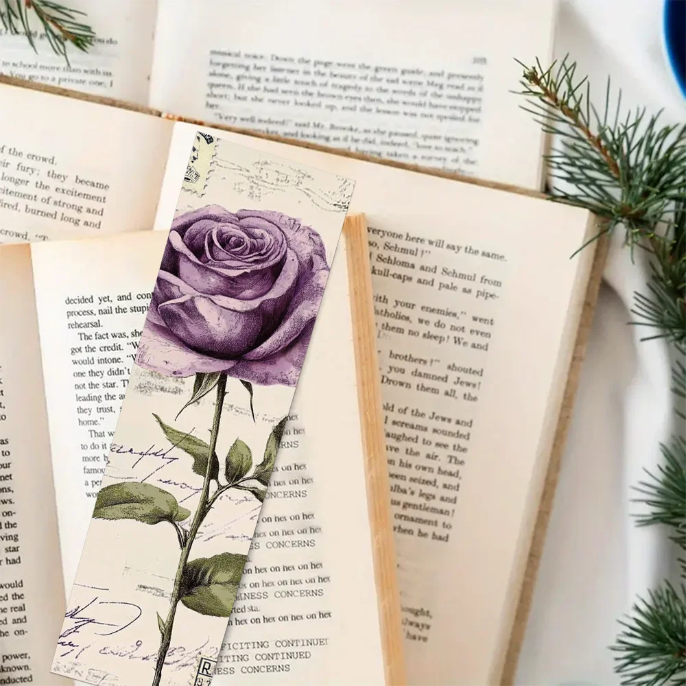 30pcs Vintage Floral Bookmarks
