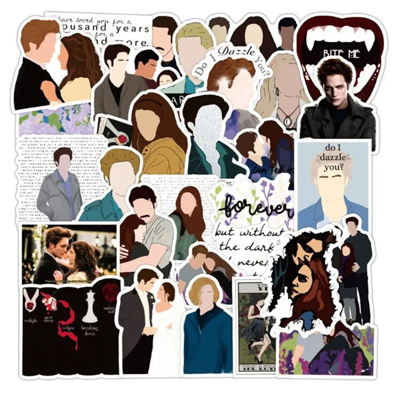 10, 30, or 50pcs Twilight Stickers