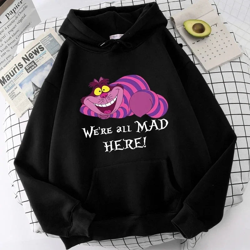 Disney Alice In Wonderland We're All Mad Here Hoodie