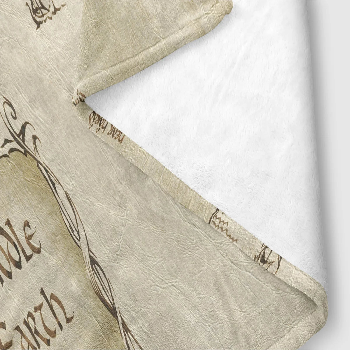 The Lord of the Rings Middle Earth Map Blanket