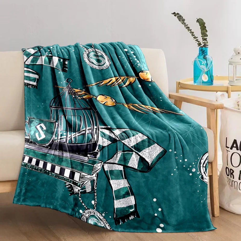 Harry Potter Cartoon Magic Tools Blankets