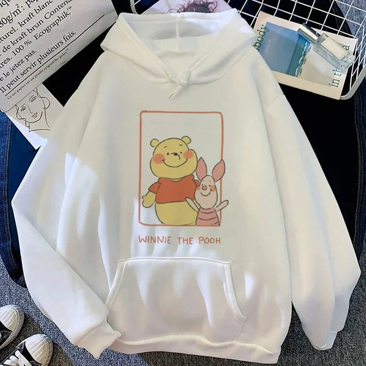 Disney Winnie The Pooh White Hoodies