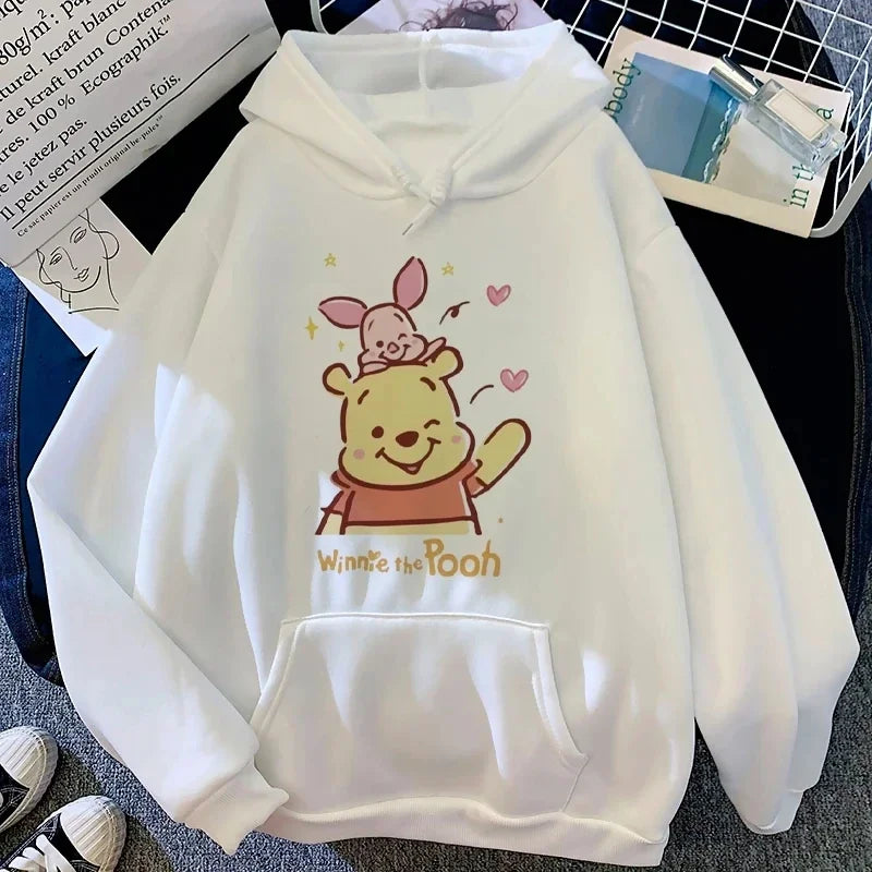 Disney Winnie The Pooh White Hoodies