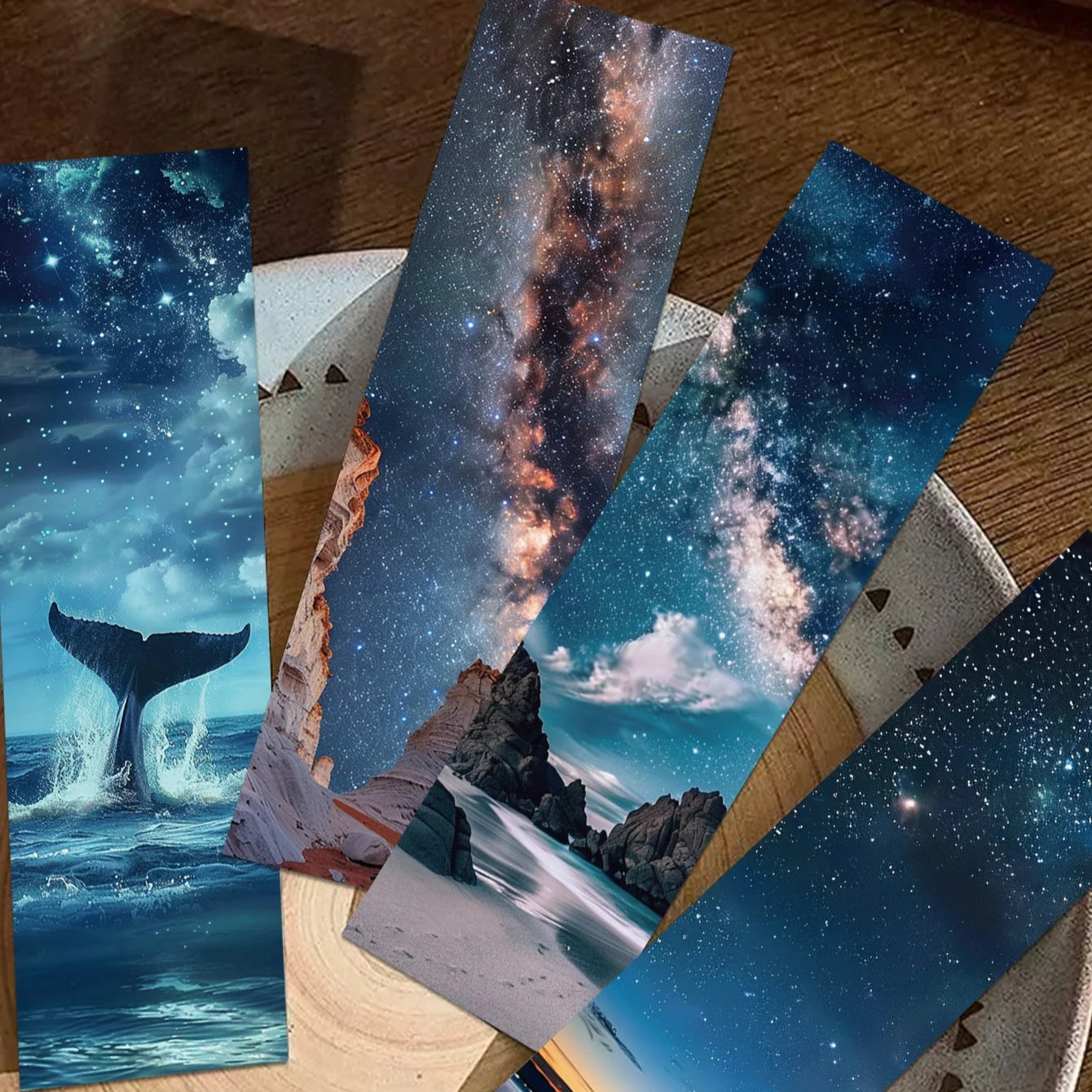 30pcs Wandering Star Bookmarks