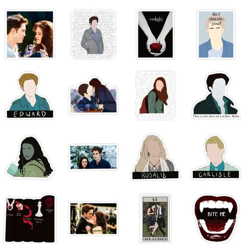 10, 30, or 50pcs Twilight Stickers