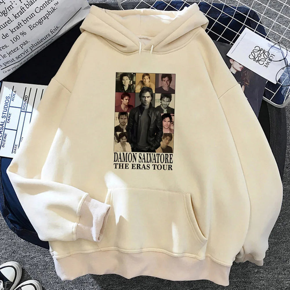 The Vampire Diaries Beige Hoodies