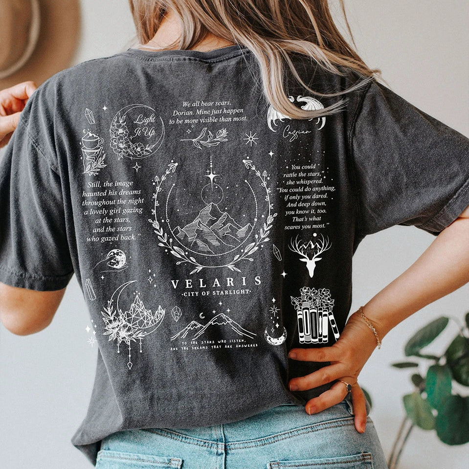 Camiseta de manga corta Velaris Una corte de rosas y espinas