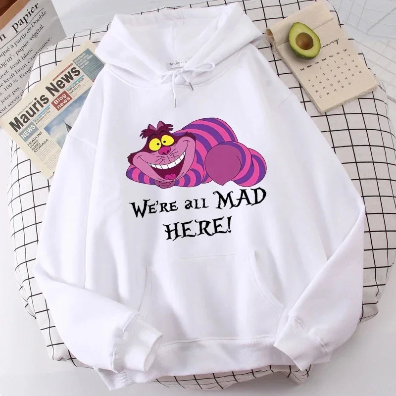 Disney Alice In Wonderland We're All Mad Here Hoodie