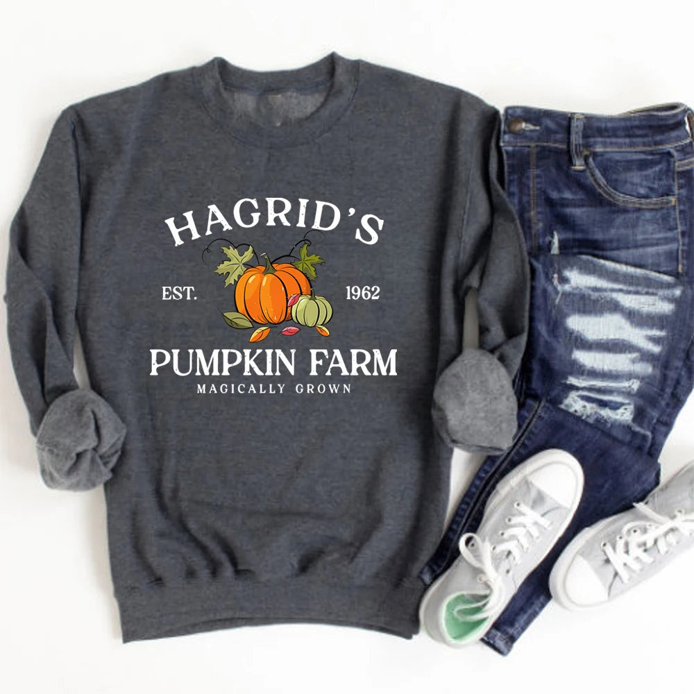 Sudadera con parche de calabaza de Hagrid de Harry Potter