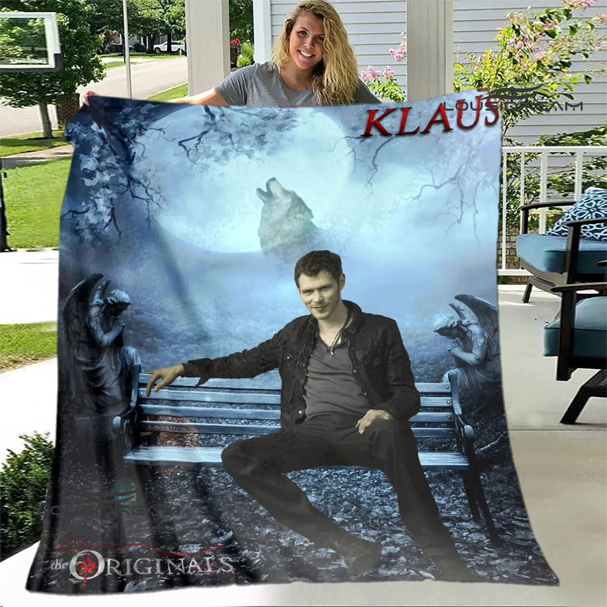 The Vampire Diaries Klaus Mikaelson Blankets