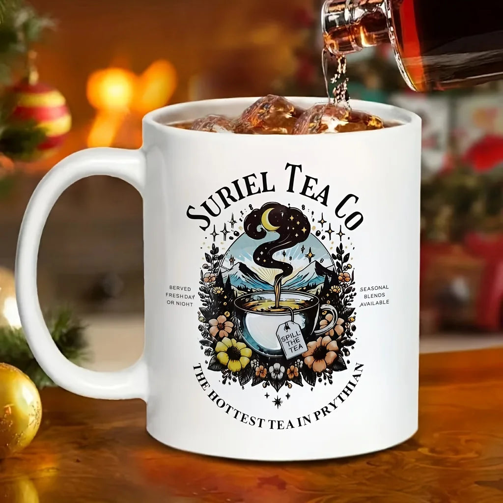 Ein Hof aus Dornen und Rosen Suriel Teetasse