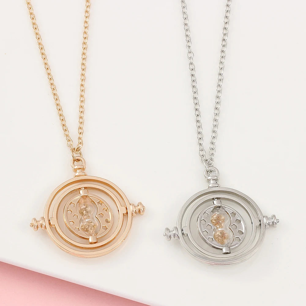 Harry Potter Hogwarts Hourglass Time Converter Necklace