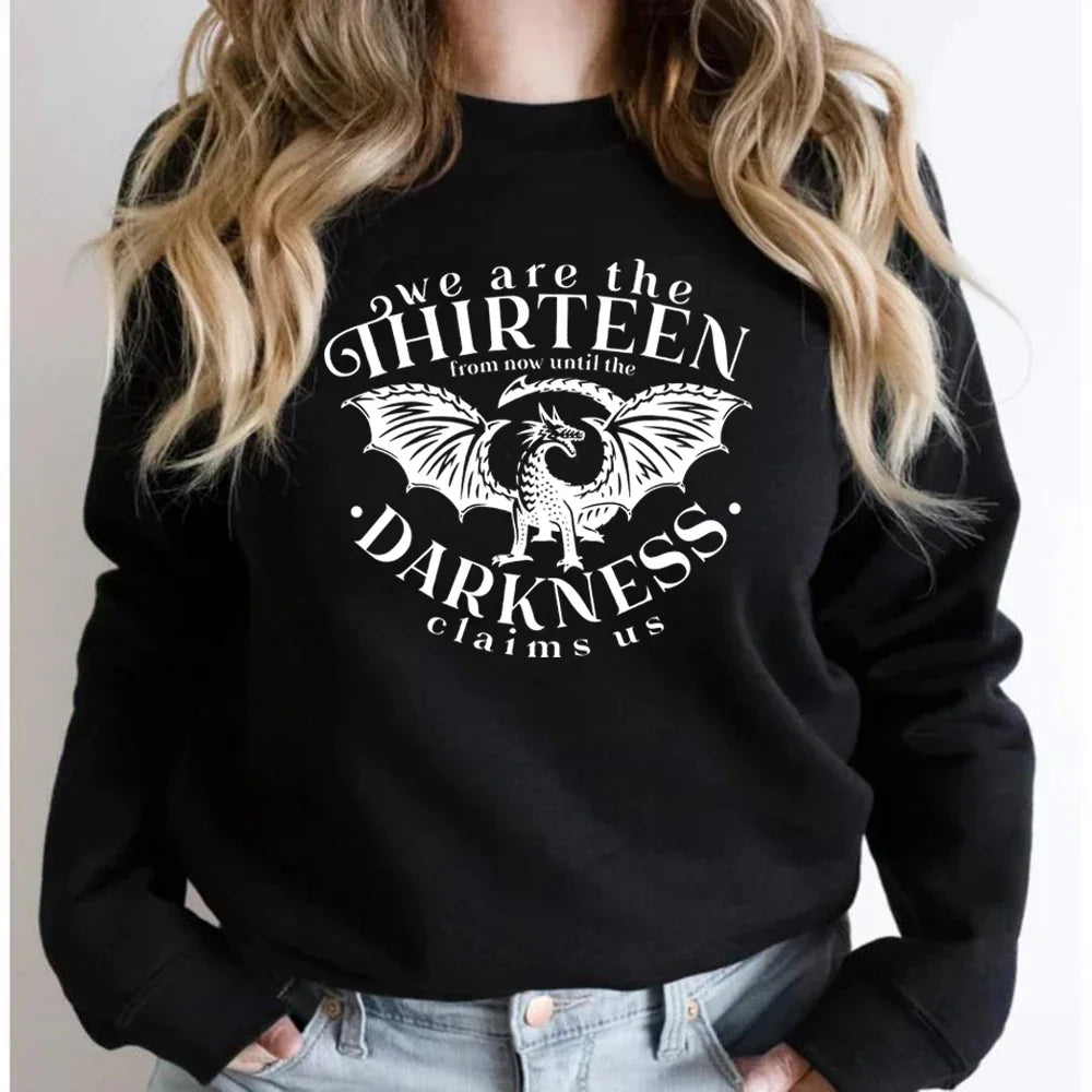 Throne of Glass We Are The Thirteen From Now Until The Darkness Claims Us Sweatshirt