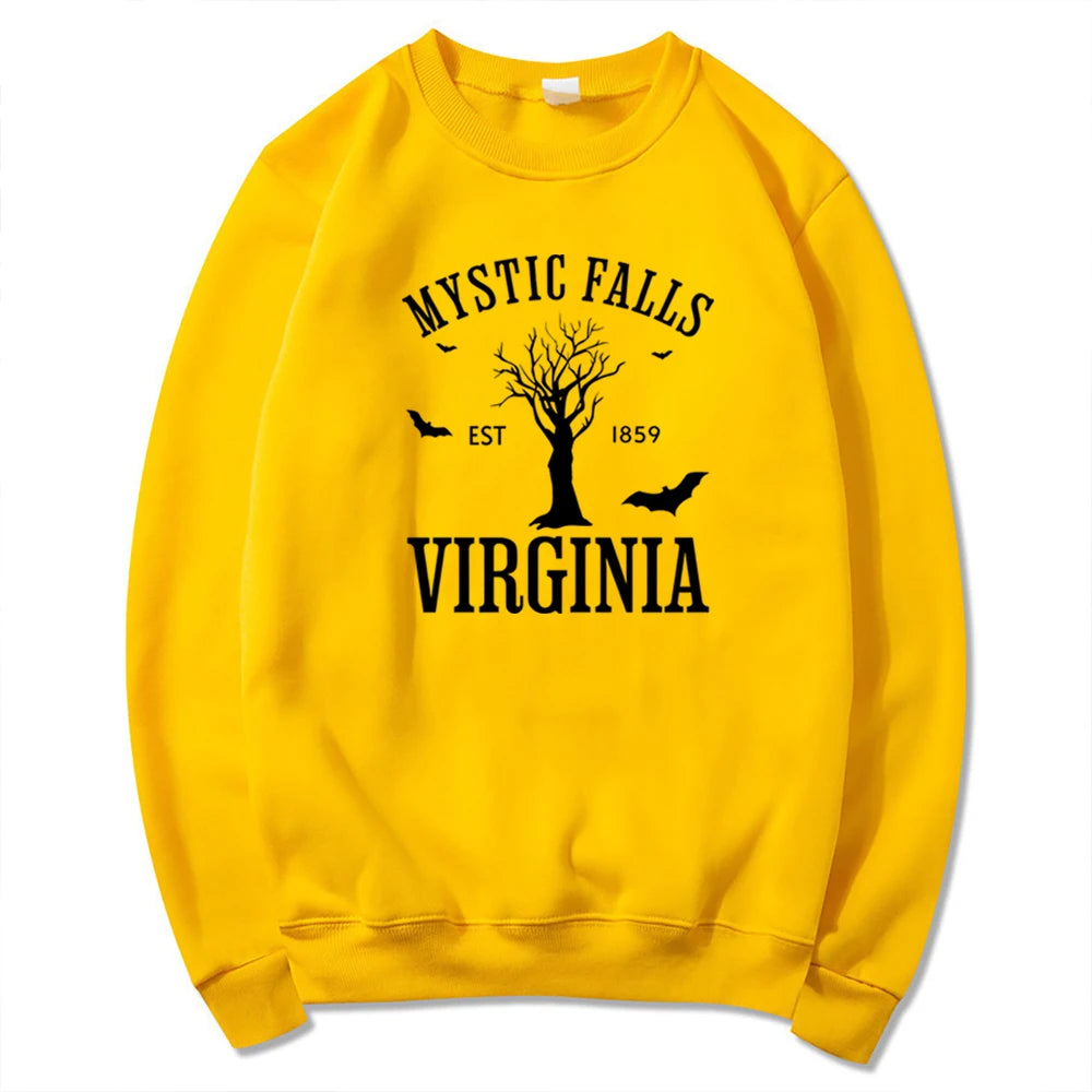 Sudadera de The Vampire Diaries de Mystic Falls, Virginia