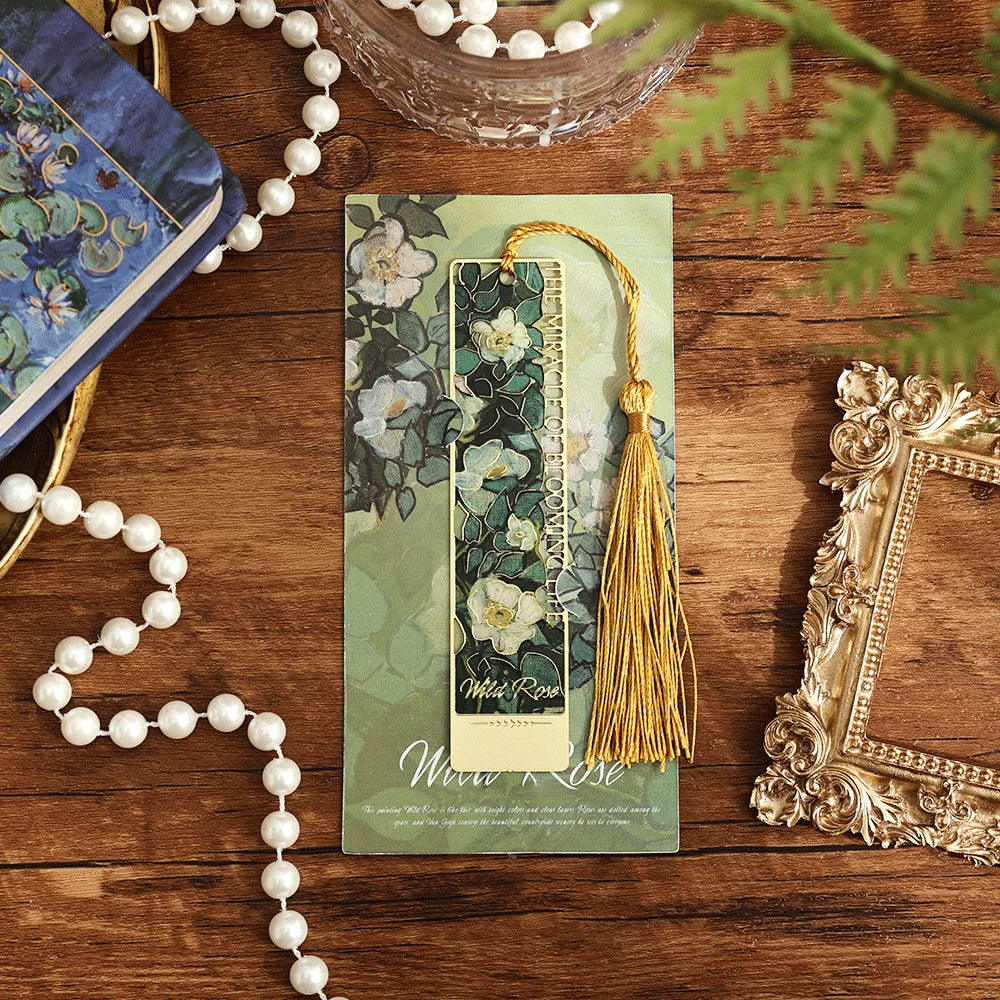 Hollow Exquisite Vincent Van Gogh Paintings Metal Bookmarks