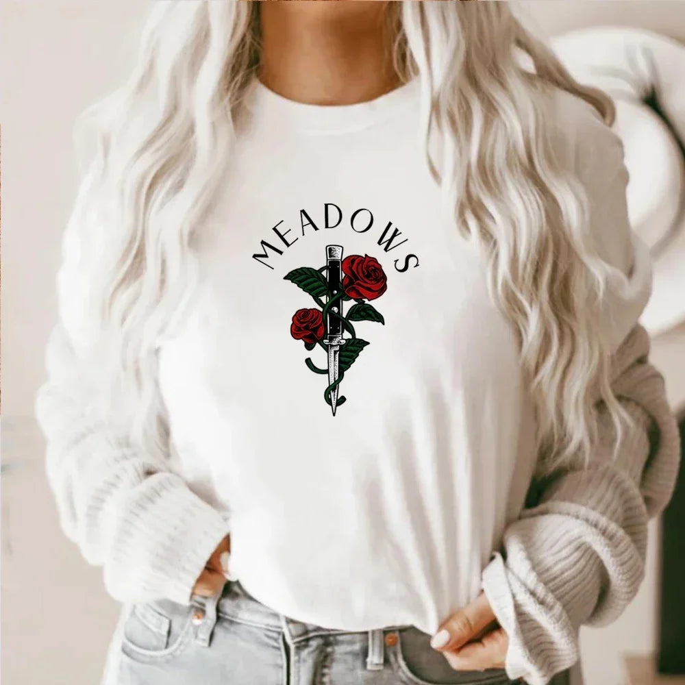Camiseta de manga corta de Adeline Zade Meadows, la inquietante