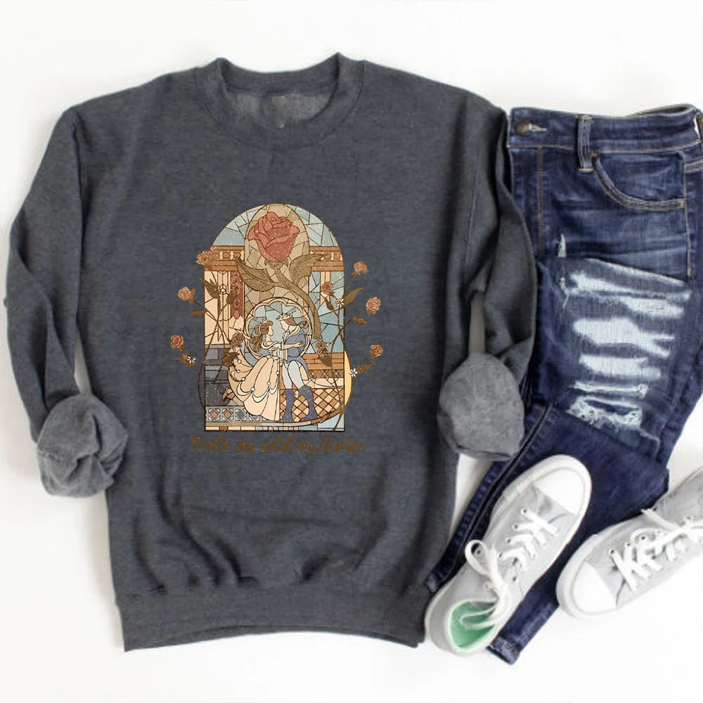 Disney Princess Beauty and the Beast Tale As Old As Time Sweatshirt