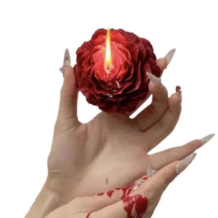 Velas corporales de aromaterapia de baja temperatura con aroma a rosa de The Vampire Diaries, 2 unidades