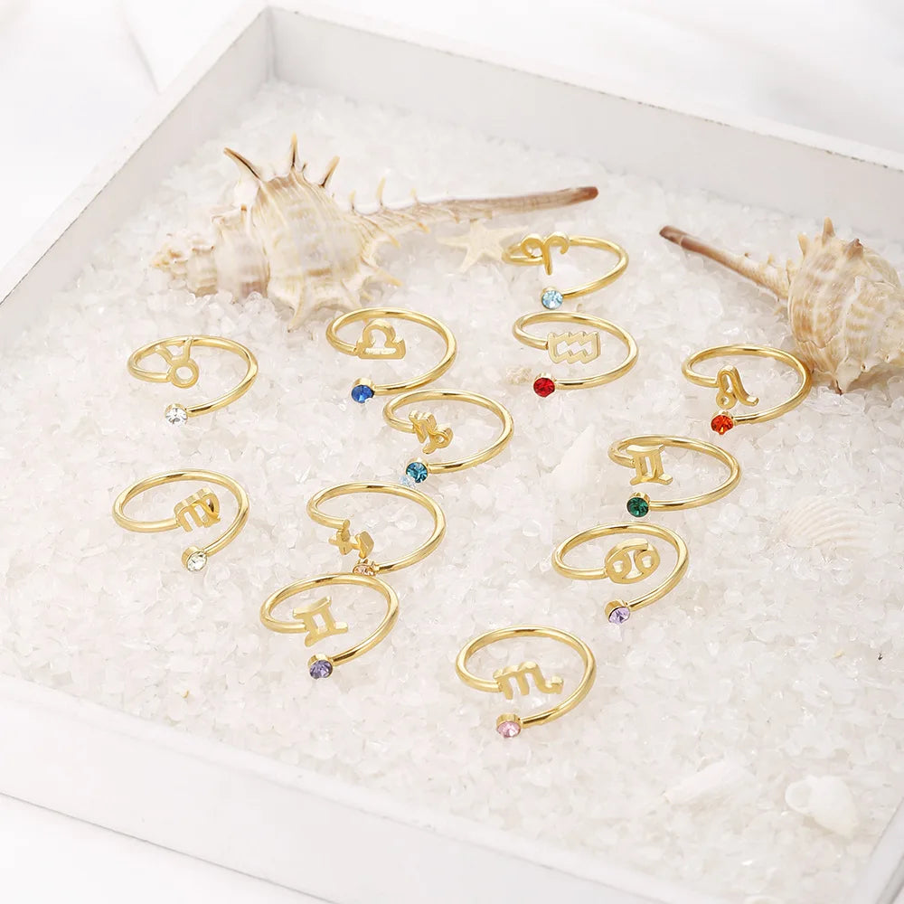 Zodiac Academy Birth Stone Zodiac Sign Rings