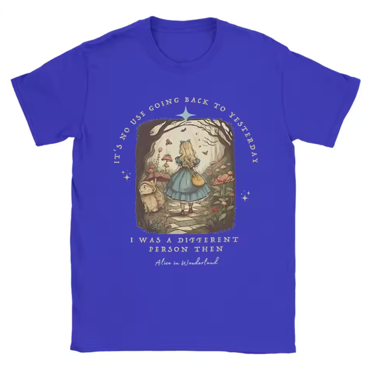 Disney Alice In Wonderland Vintage Short Sleeve Top