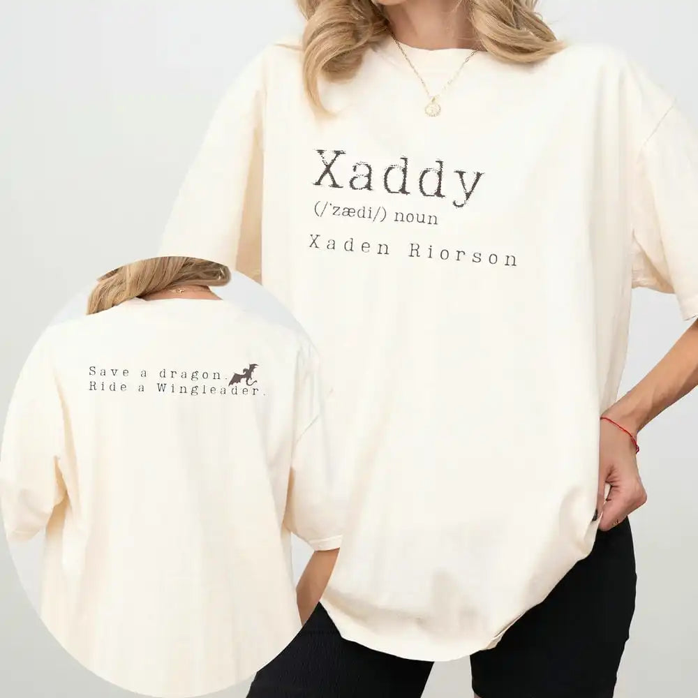 Fourth Wing Xaddy Xaden Riorson Short Sleeve Top