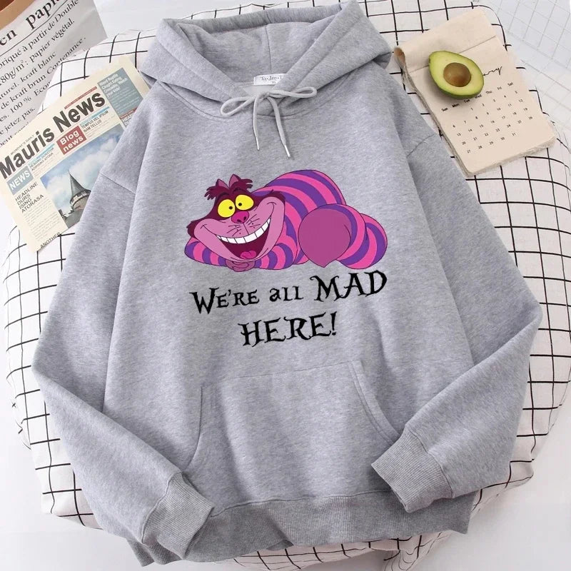 Disney Alice In Wonderland We're All Mad Here Hoodie