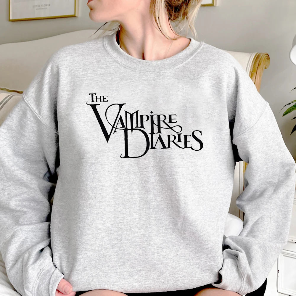 The Vampire Diaries Grey Sweatshirts