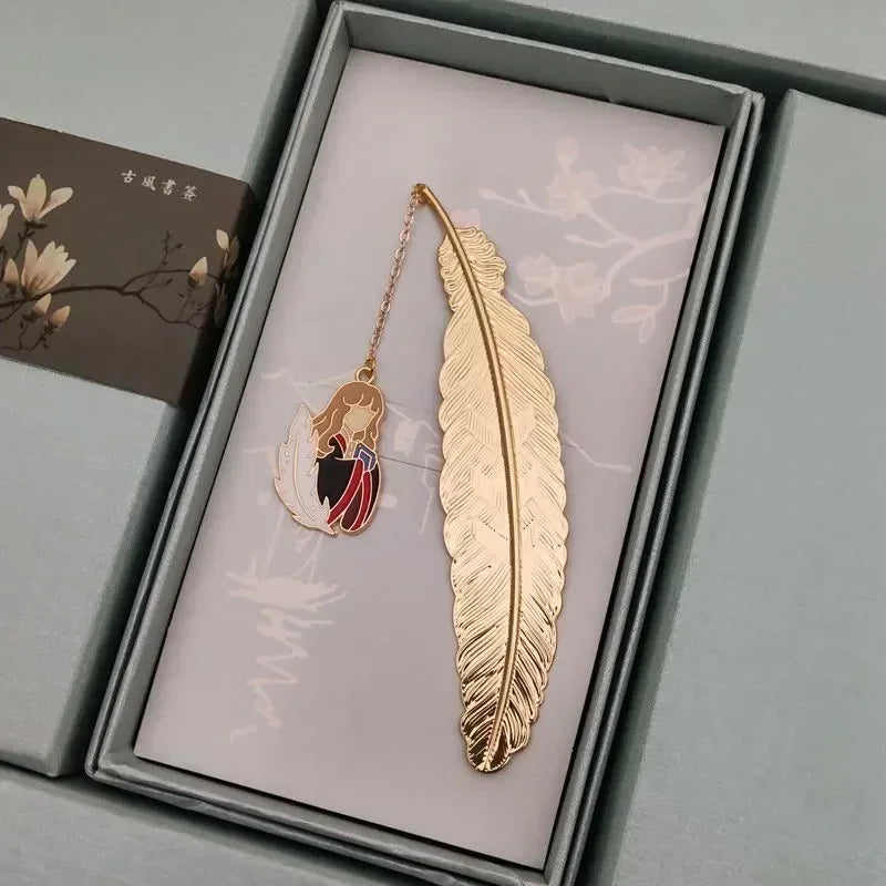 Harry Potter Gold Feather Bookmarks