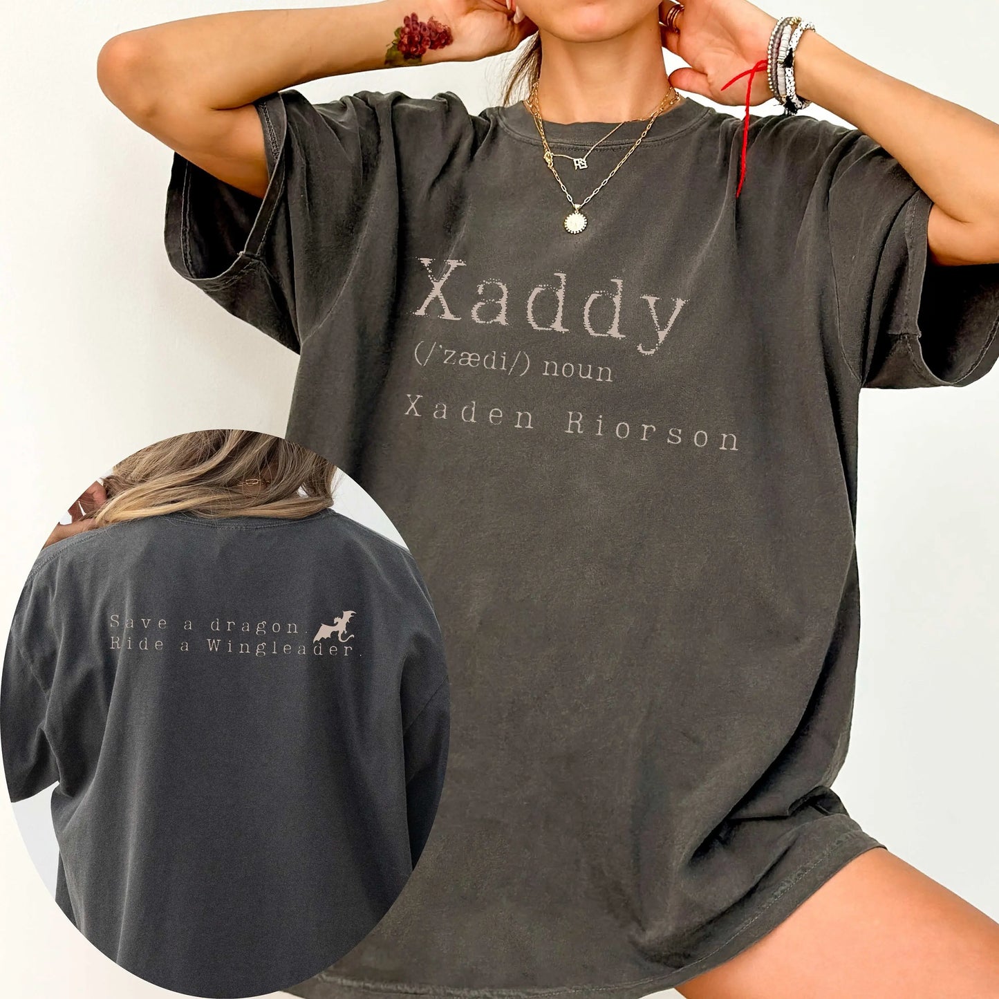 Fourth Wing Xaddy Xaden Riorson Short Sleeve Top