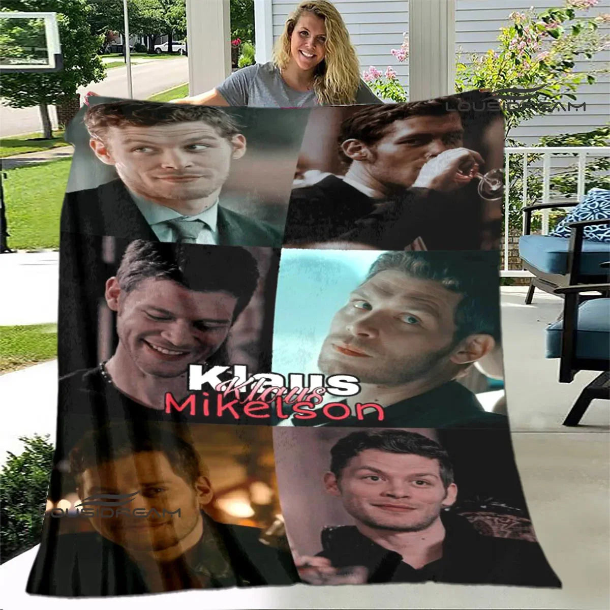 The Vampire Diaries Klaus Mikaelson Blankets