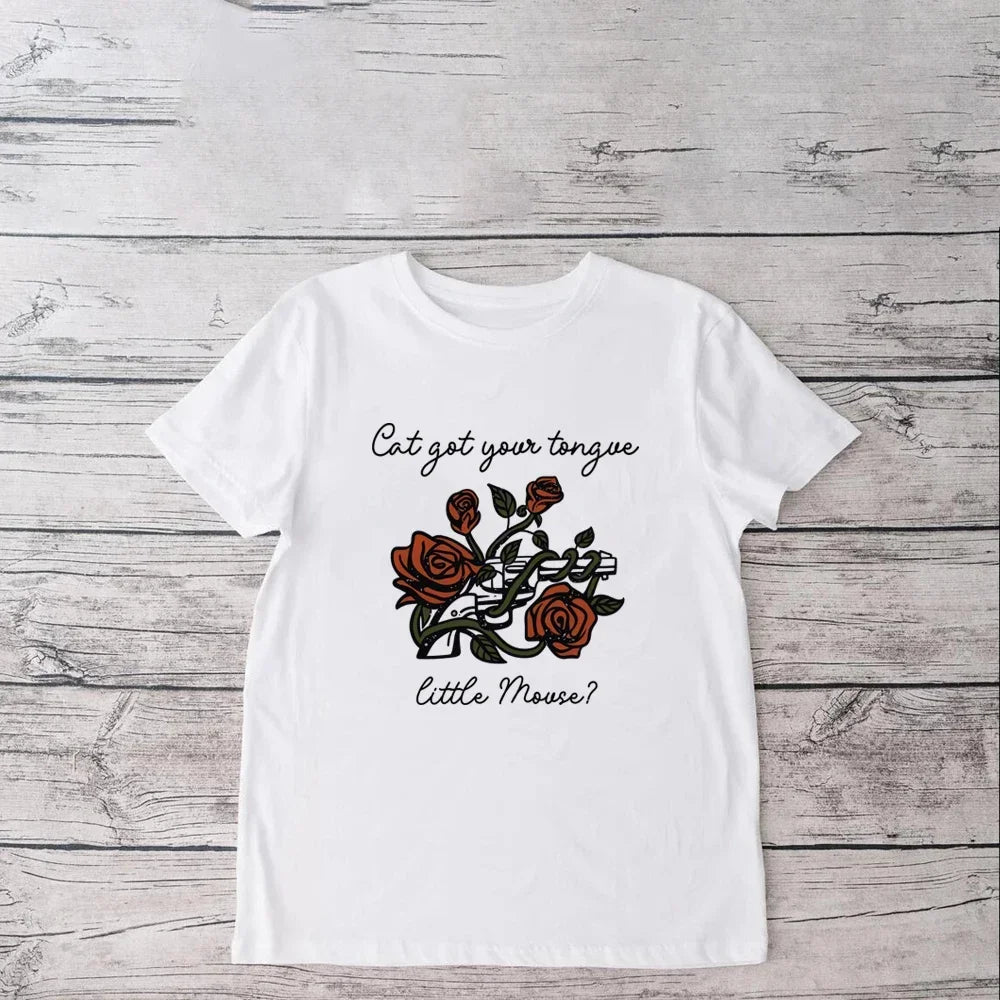 Camiseta de manga corta Haunting Adeline Cat Got Your Tongue ¿Ratoncito?