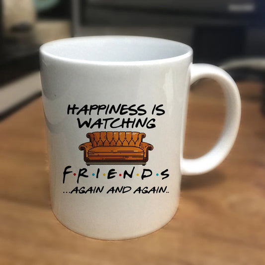 Friends Happiness Is Watching Friends Again and Again Mug