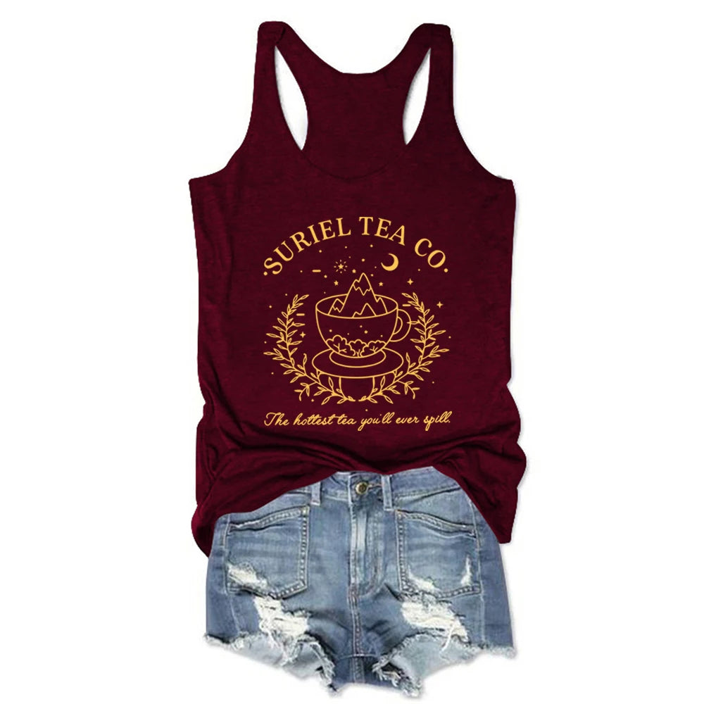 A Court of Thorns and Roses Suriel Tea Co. Tank Top