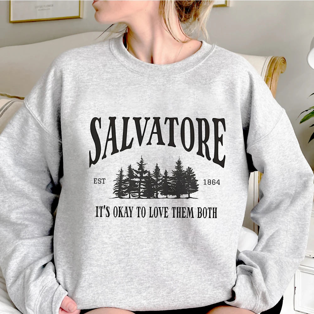 The Vampire Diaries Grey Sweatshirts
