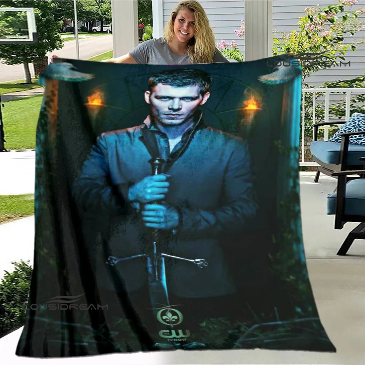 The Vampire Diaries Klaus Mikaelson Blankets
