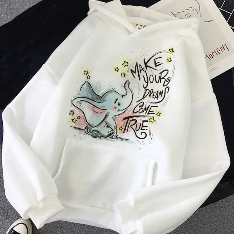 Disney Dumbo White Hoodies