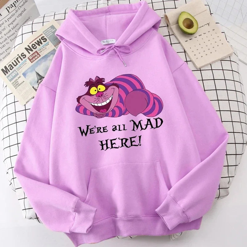 Disney Alice In Wonderland We're All Mad Here Hoodie