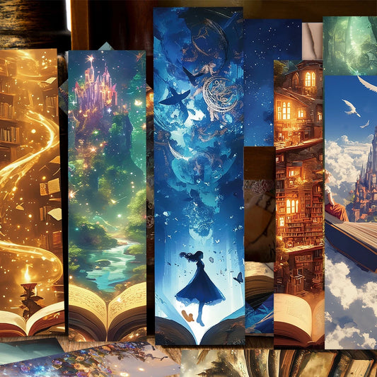 30pcs Fantasy World Of Books Bookmarks